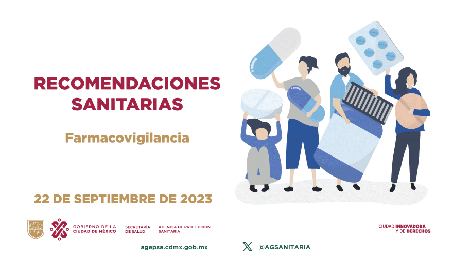 RECOMENDACIONES SANITARIAS EN FARMACOVIGILANCIA - 22 DE SEPTIEMBRE DE 2023