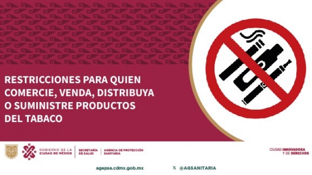 Restricciones para quien comercie, venda, distribuya o suministre productos del tabaco
