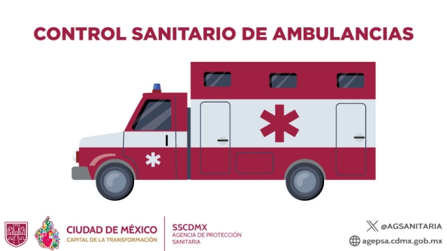 Registro de ambulancias con dictamen sanitario vigente