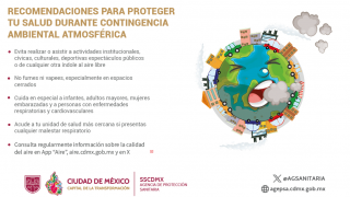 SE ACTIVA CONTINGENCIA AMBIENTAL ATMOSFÉRICA POR OZONO EN LA ZONA METROPOLITANA DEL VALLE DE MÉXICO(ZMVM)