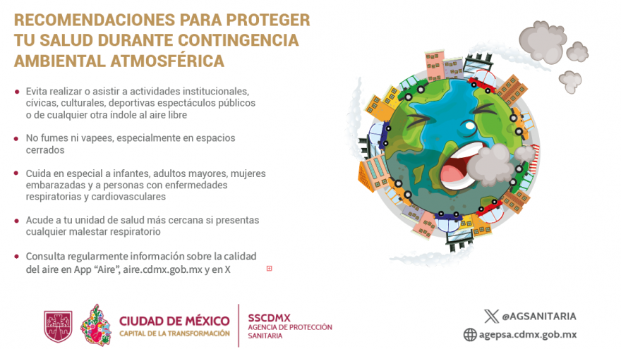 SE ACTIVA CONTINGENCIA AMBIENTAL ATMOSFÉRICA POR OZONO EN LA ZONA METROPOLITANA DEL VALLE DE MÉXICO(ZMVM)