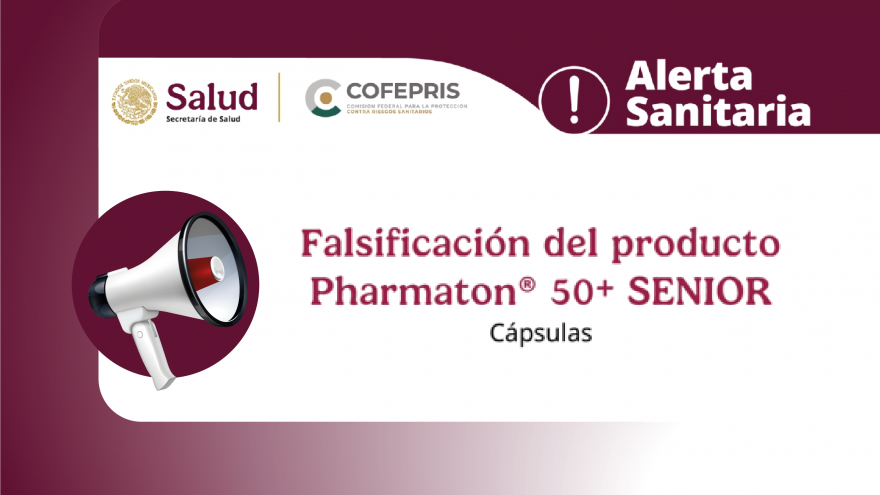 Alerta Sanitaria: Falsificación Pharmaton 50+ Senior